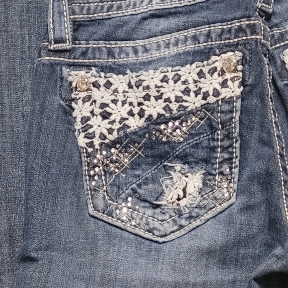 Miss Me Signature Boot Cut Jeans Size 27 - Picture 9 of 13